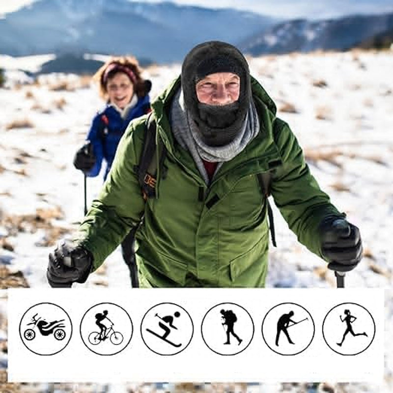 ArcticShield 3-in-1 Cappello Invernale – Caldo, Antivento e Multifunzionale