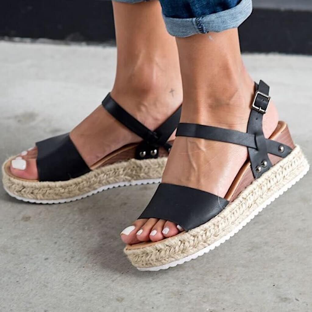 Sandali Espadrille con Piattaforma per Donna – Calzature Estive Eleganti e Confortevoli