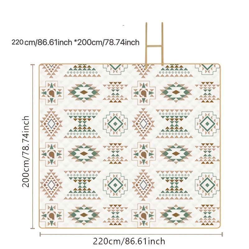 Coperta da Picnic Confortevole – Pieghevole e Impermeabile per Divertimento all'Aperto
