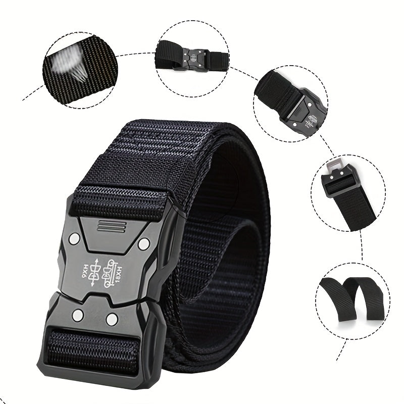 Cintura Tattica Unisex in Nylon – Robusta, Traspirante e Versatile