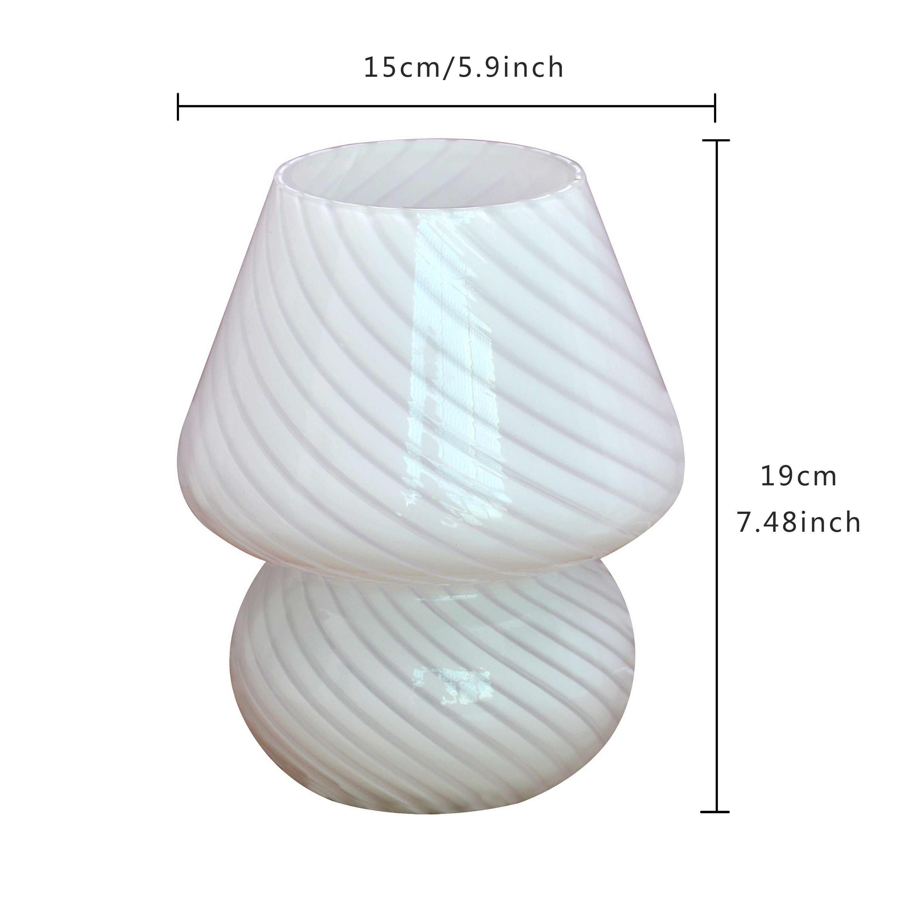 Lampada da Tavolo Striata - Design Elegante e Senza Tempo