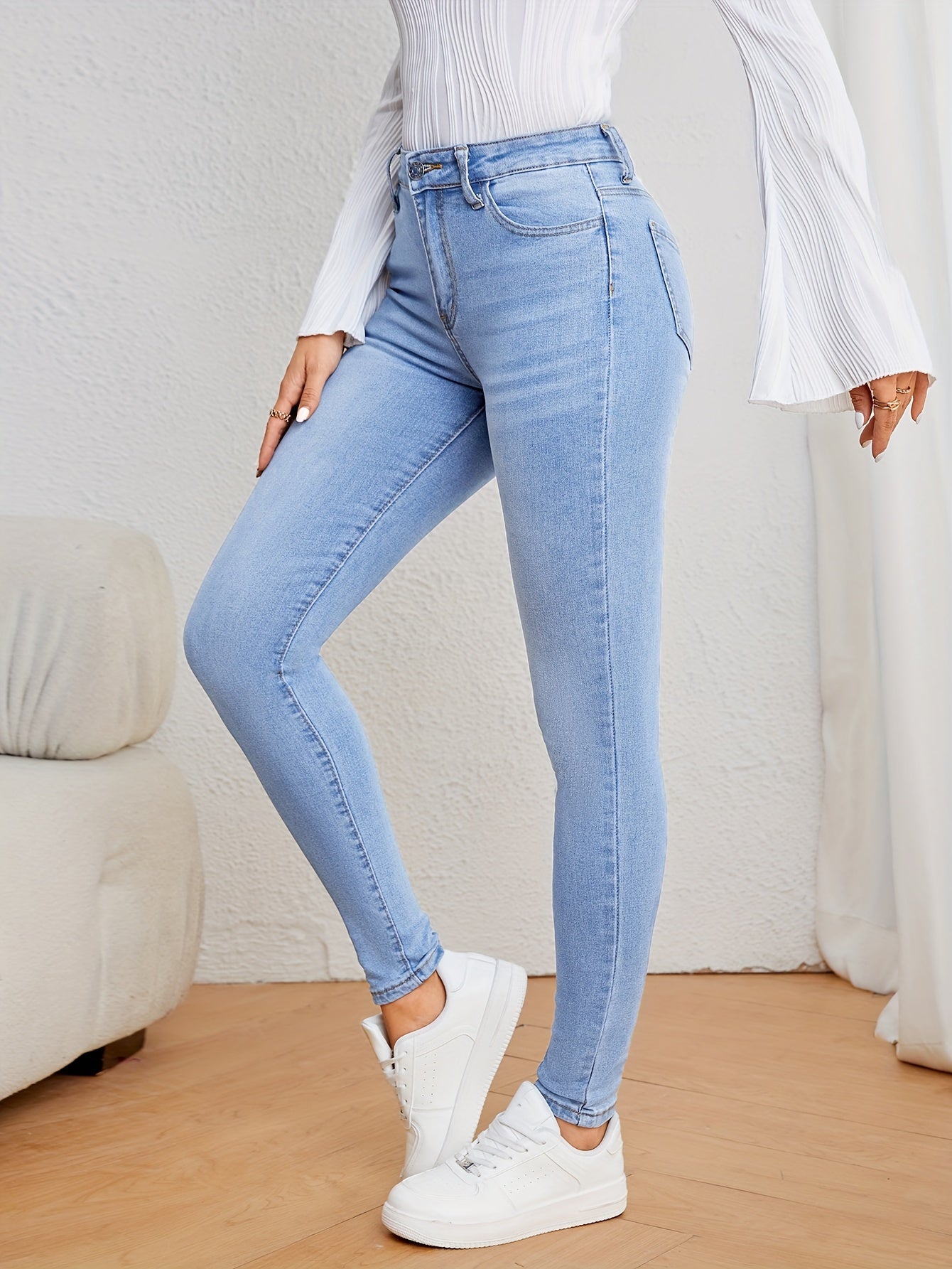 Jeans Skinny Casual Emma - Eleganti, Confortevoli e Perfetti per Autunno e Inverno