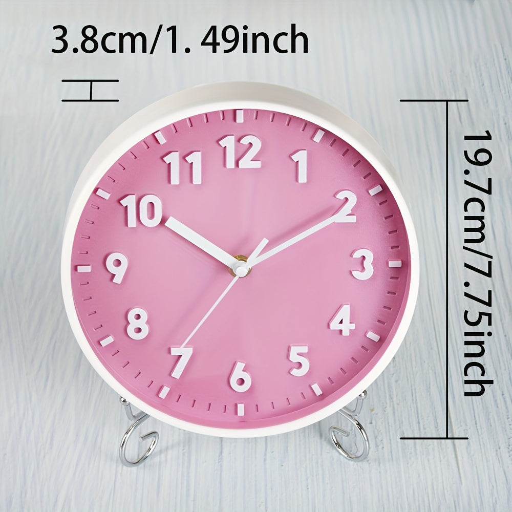 PinkTime Orologio da Parete Rosa - Moderno e Decorativo per Ogni Stanza