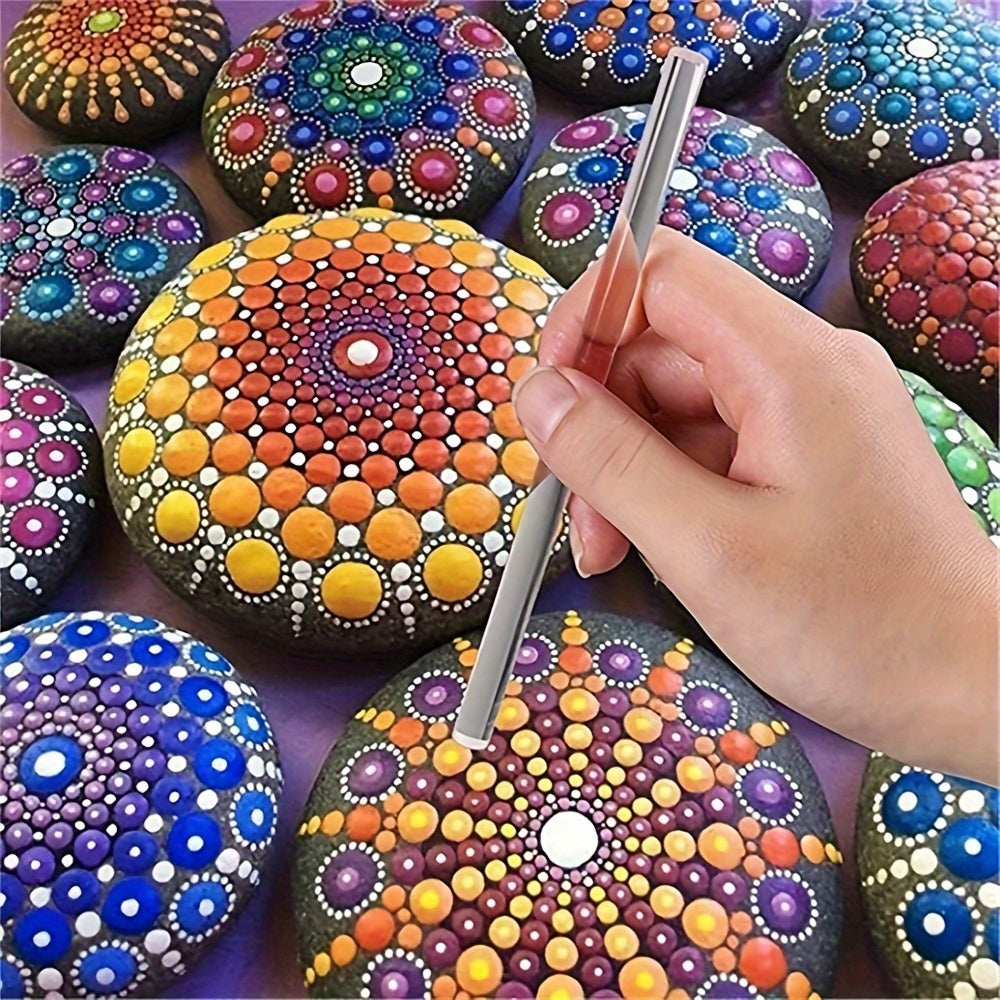 Set di Strumenti per Mandala Dotting – Per Pitture Creative e Arte su Rocce