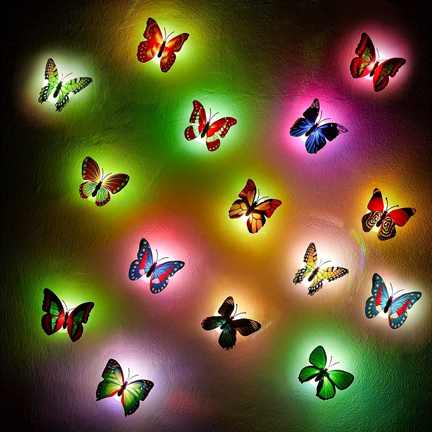 Lampade LED ButterflyGlow - Magica Illuminazione 3D a Farfalla