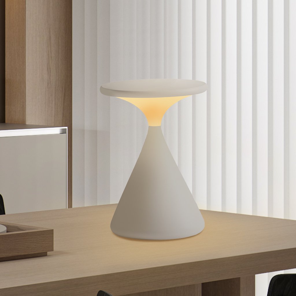 Lampada da Tavolo LED Dimmerabile Aeron Hourglass – Elegante e Senza Fili
