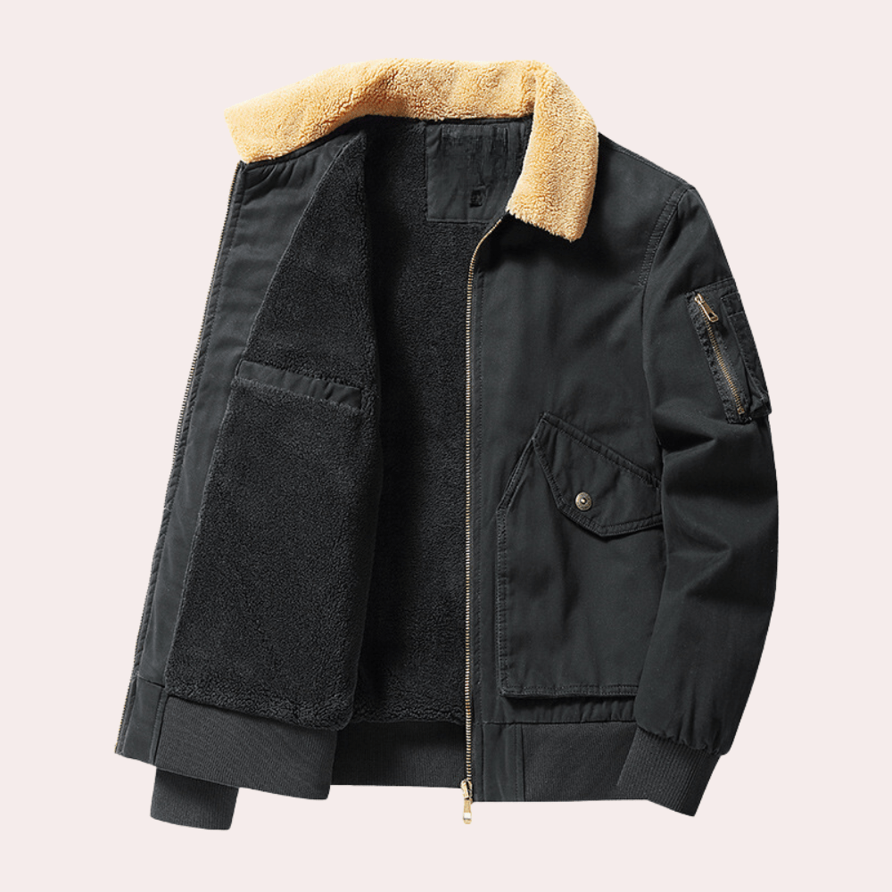 SoftNest - Giacca Bomber con Fodera Calda