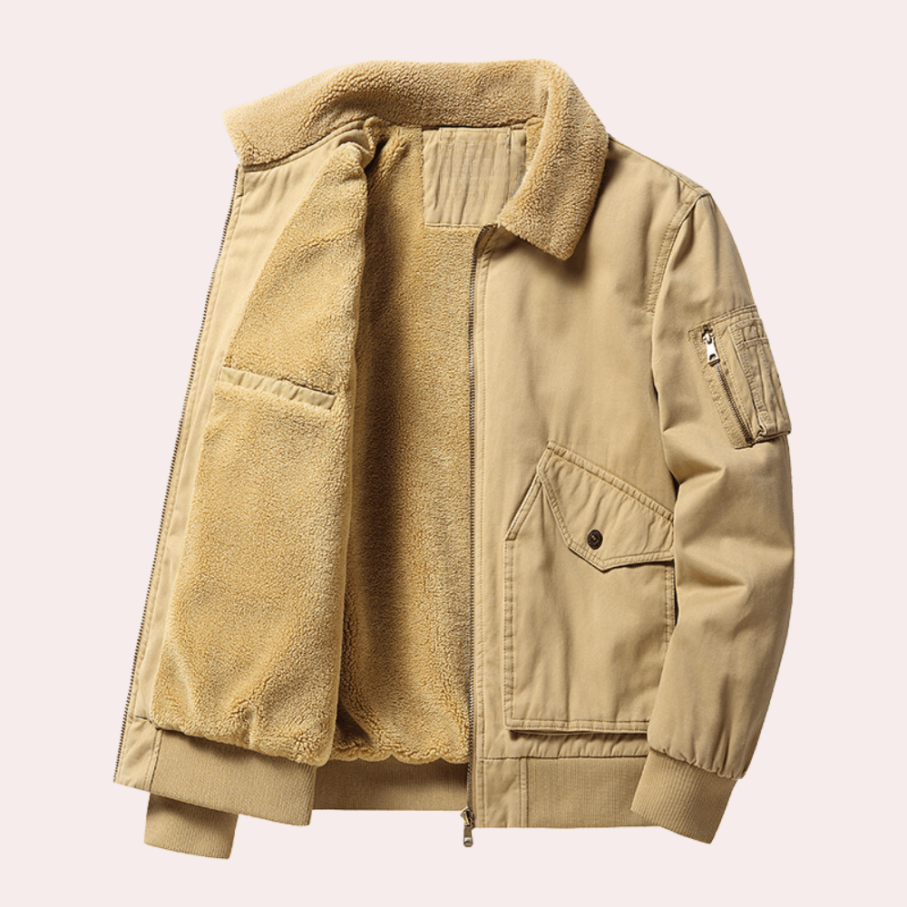 SoftNest - Giacca Bomber con Fodera Calda