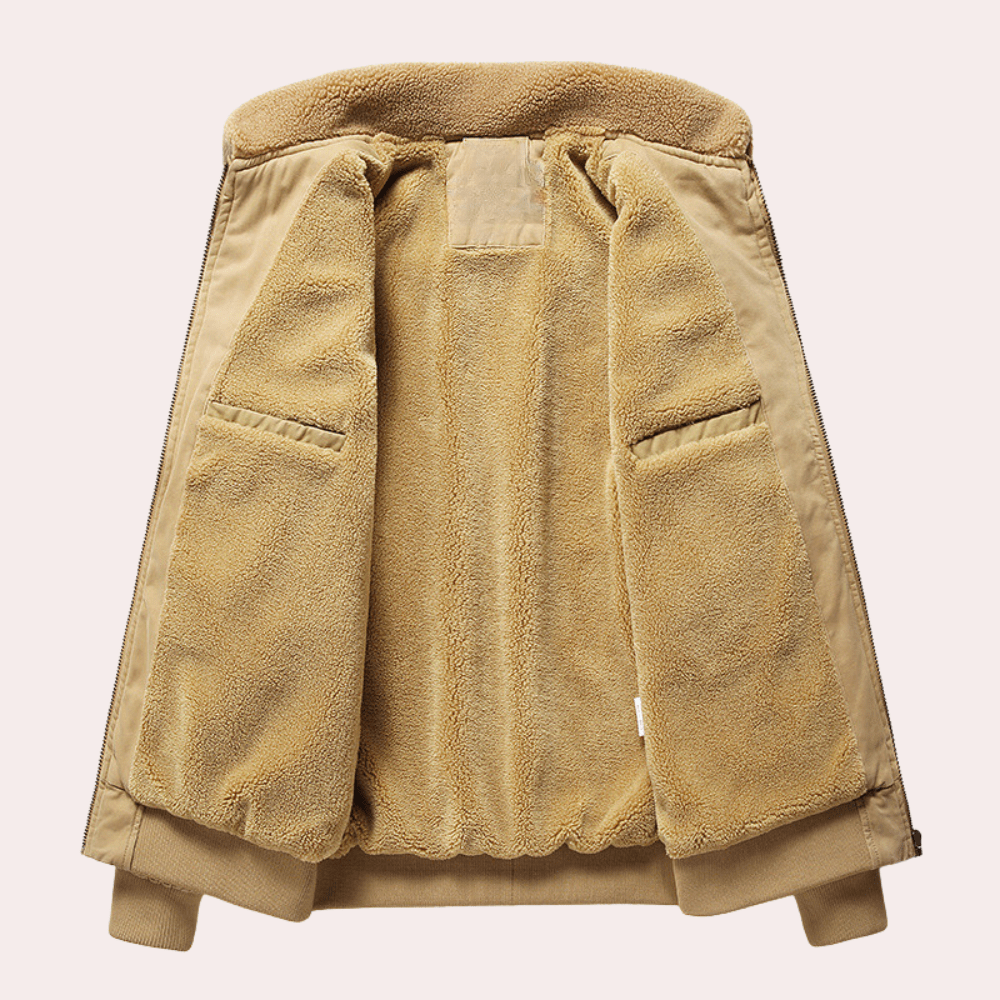 SoftNest - Giacca Bomber con Fodera Calda