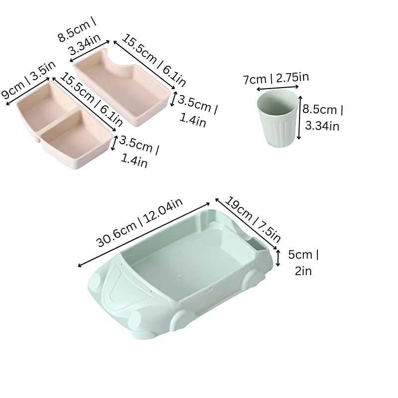 Set di Lunchbox Allegro - Multifunzionale e Salutare