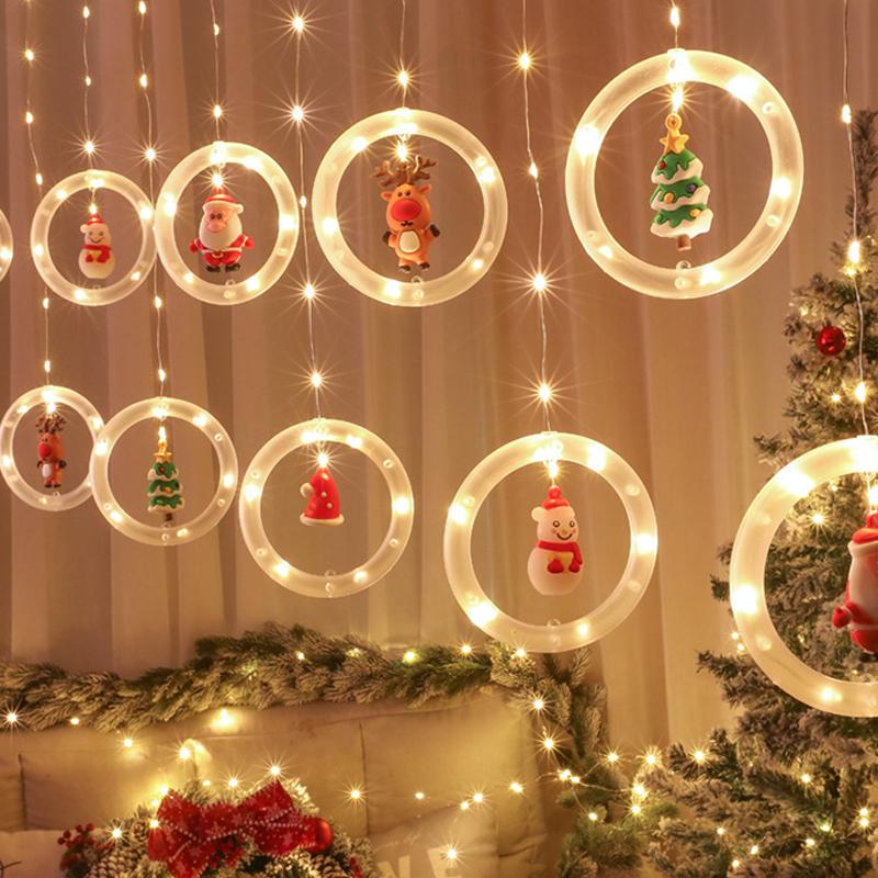 TwinkleJoy Illuminazione Natalizia – Filo LED con Figure Festive