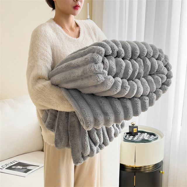 FluffyDreams Coperta Luxe – Morbida, Calda e Stilosissima