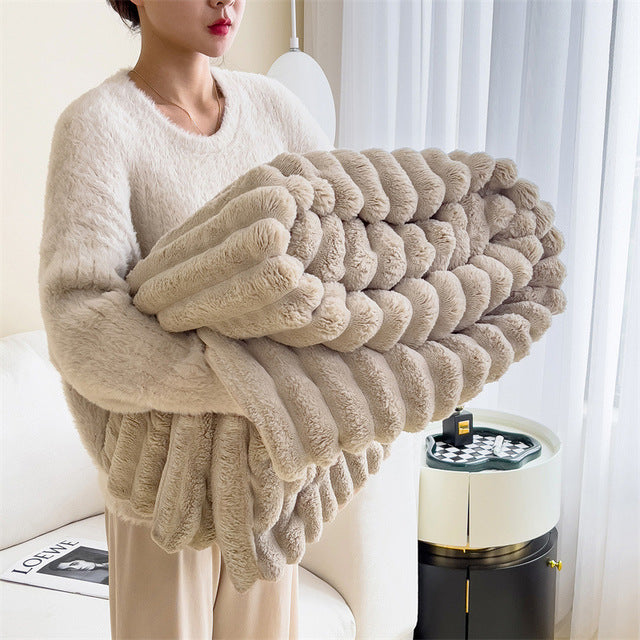 FluffyDreams Coperta Luxe – Morbida, Calda e Stilosissima
