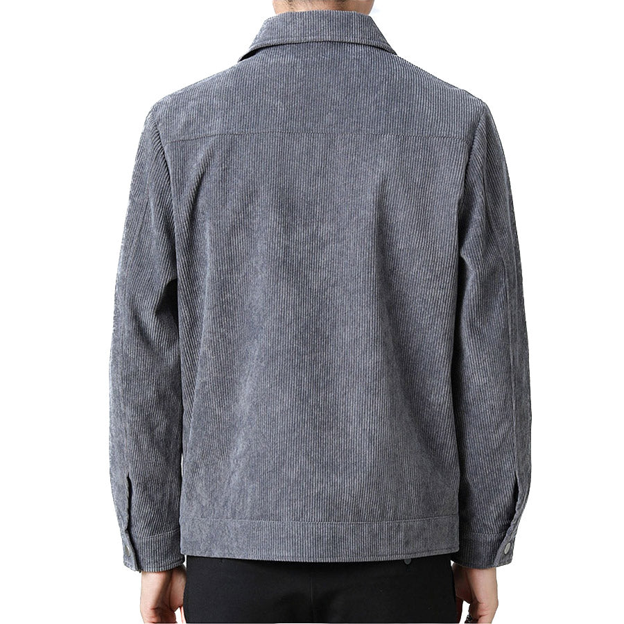 Giacca Coach in Velluto a Coste Moderna – Stile Elegante per Uomini