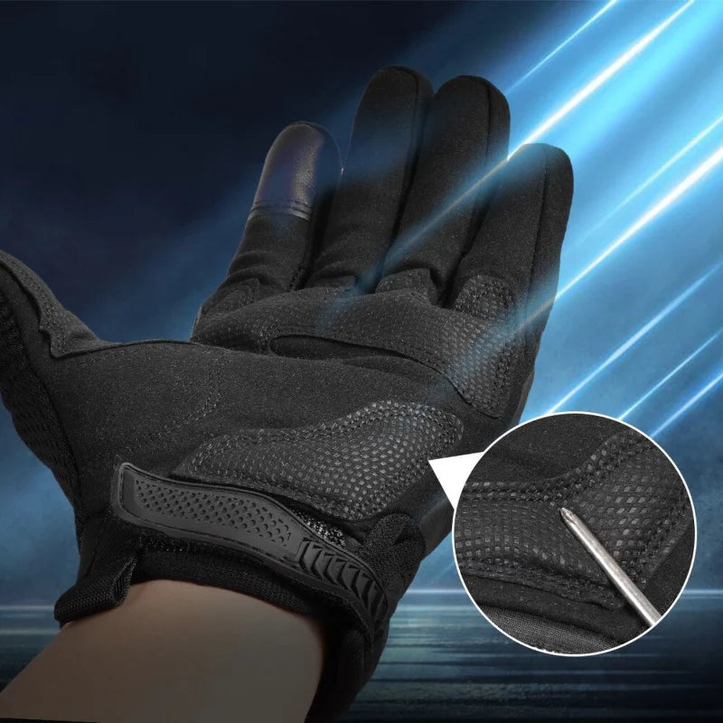 Guanti da Moto AirFlex – Pelle PU Traspirante per Comfort e Sicurezza