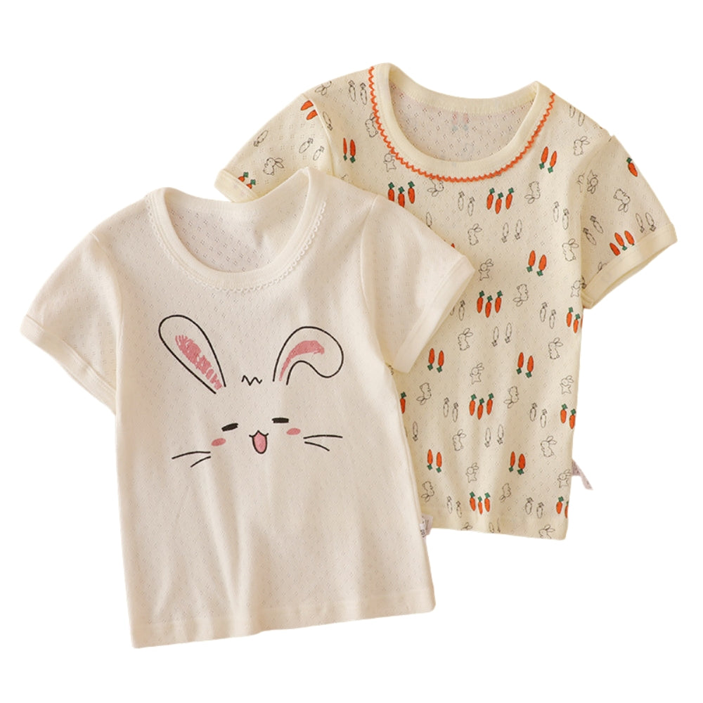 Set di T-Shirt per Bambini Allegro – Confortevole e Giocoso per Ogni Giorno