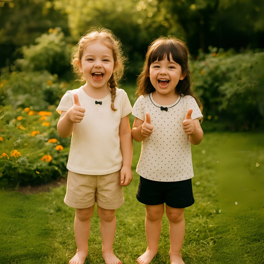 Set di T-Shirt per Bambini Allegro – Confortevole e Giocoso per Ogni Giorno