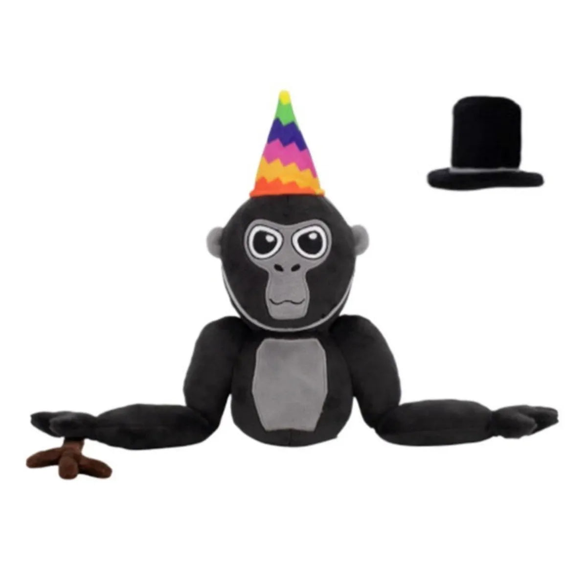 Gorilla Festoso Peluche – Morbido Compagno di Gioco con Cappelli