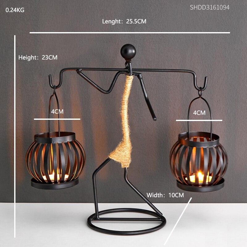 Figure di Lanterne Rustiche Porta Candele - Illuminazione Elegante e Atmosferica