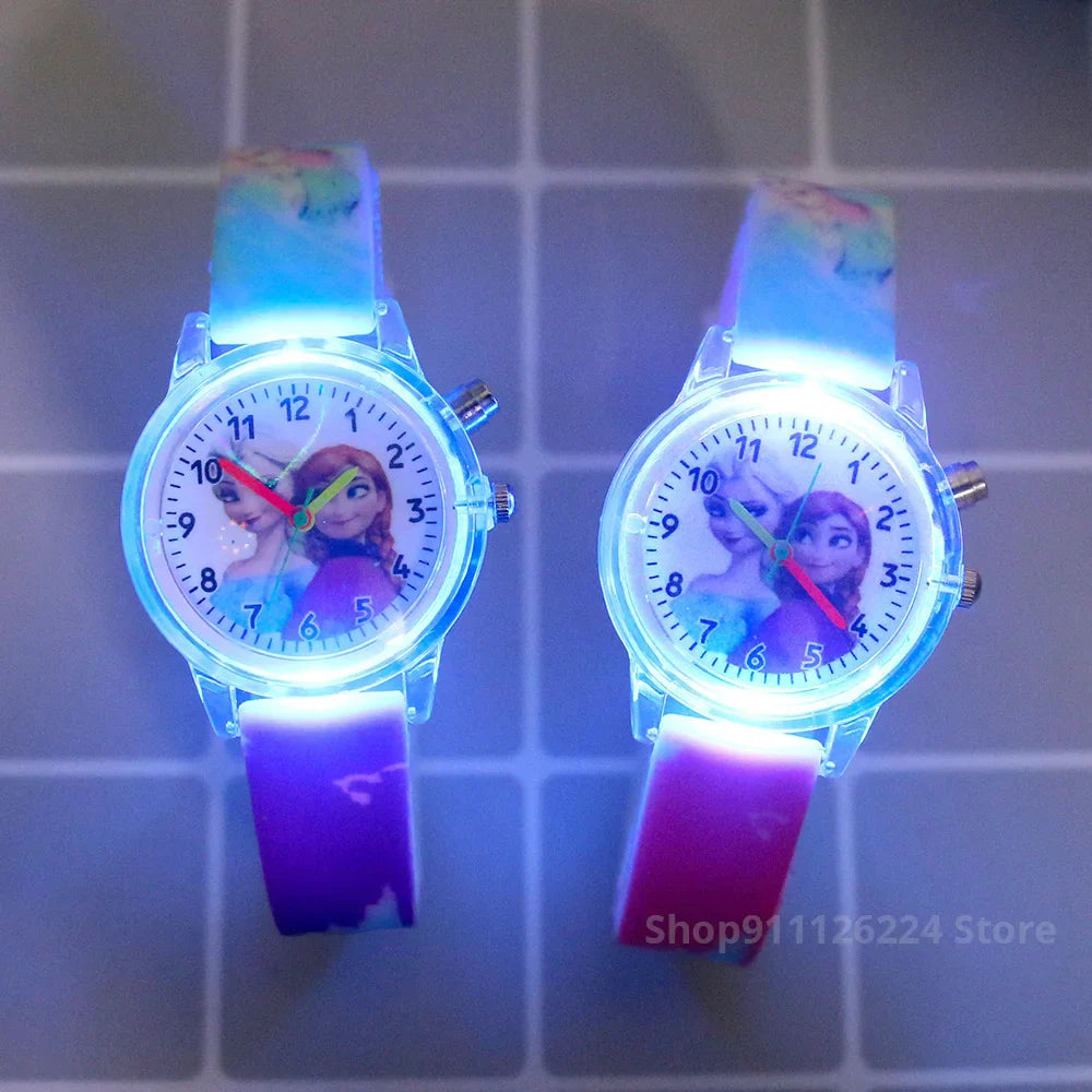 Orologio da Bambino Illuminato – Disponibile nei Design di Spider-Man e Frozen