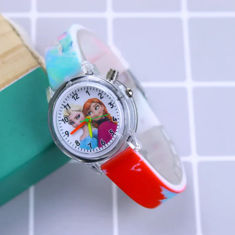 Orologio da Bambino Illuminato – Disponibile nei Design di Spider-Man e Frozen
