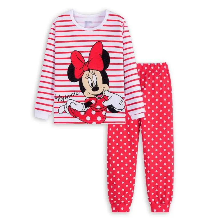 Set Pigiama Lotte Principessa per Bambini - Set Pigiama Bicolore Minnie Mouse