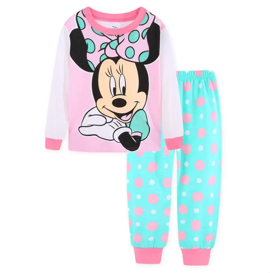 Set Pigiama Lotte Principessa per Bambini - Set Pigiama Bicolore Minnie Mouse
