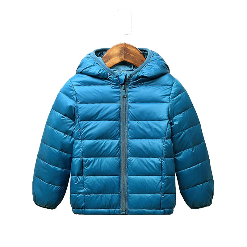 Giacca Leggera in Piuma Luca per Bambini - Calda e Casual per l'Autunno e l'Inverno