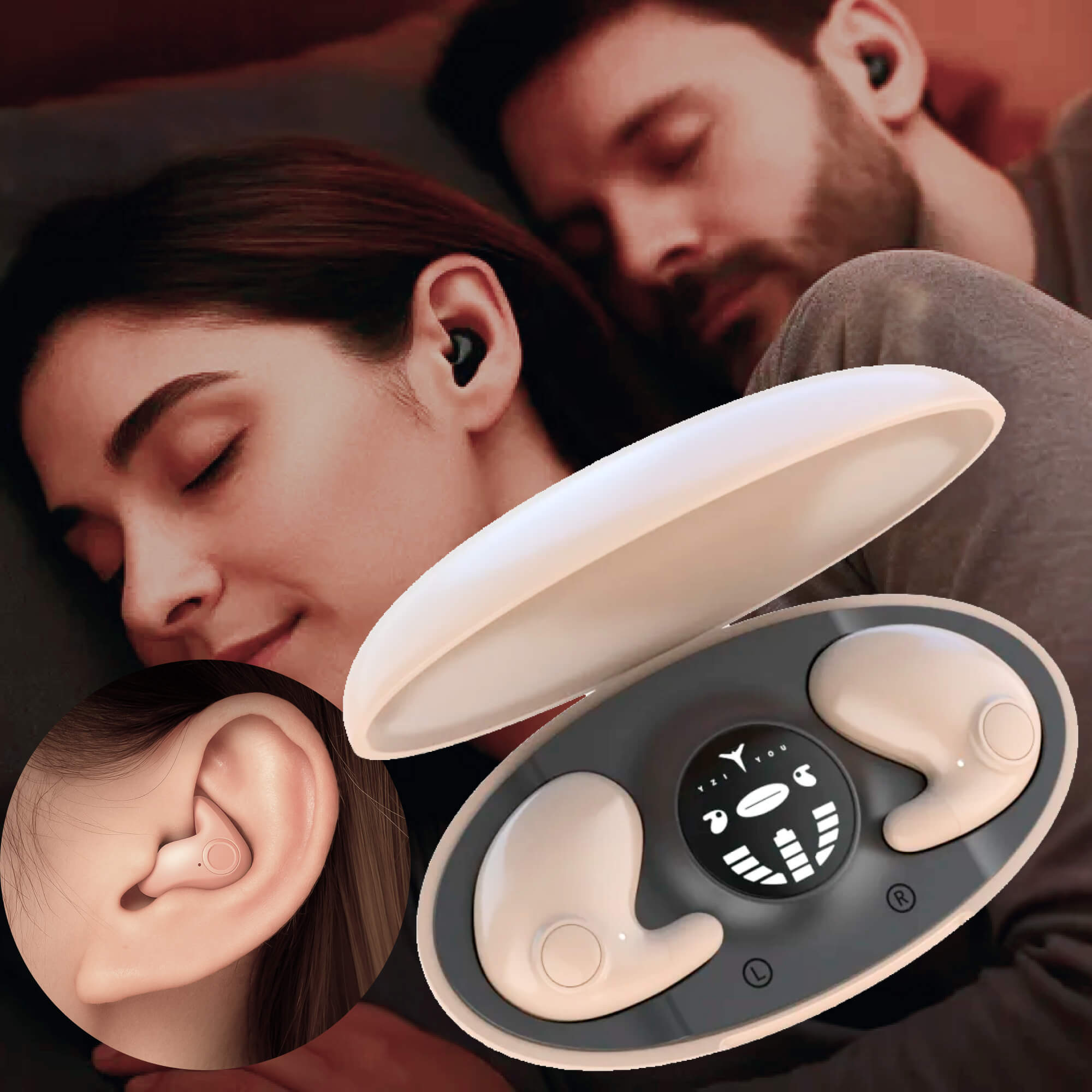 DreamBeats Cuffie da Notte – Comfort Invisibile con Noise Cancelling