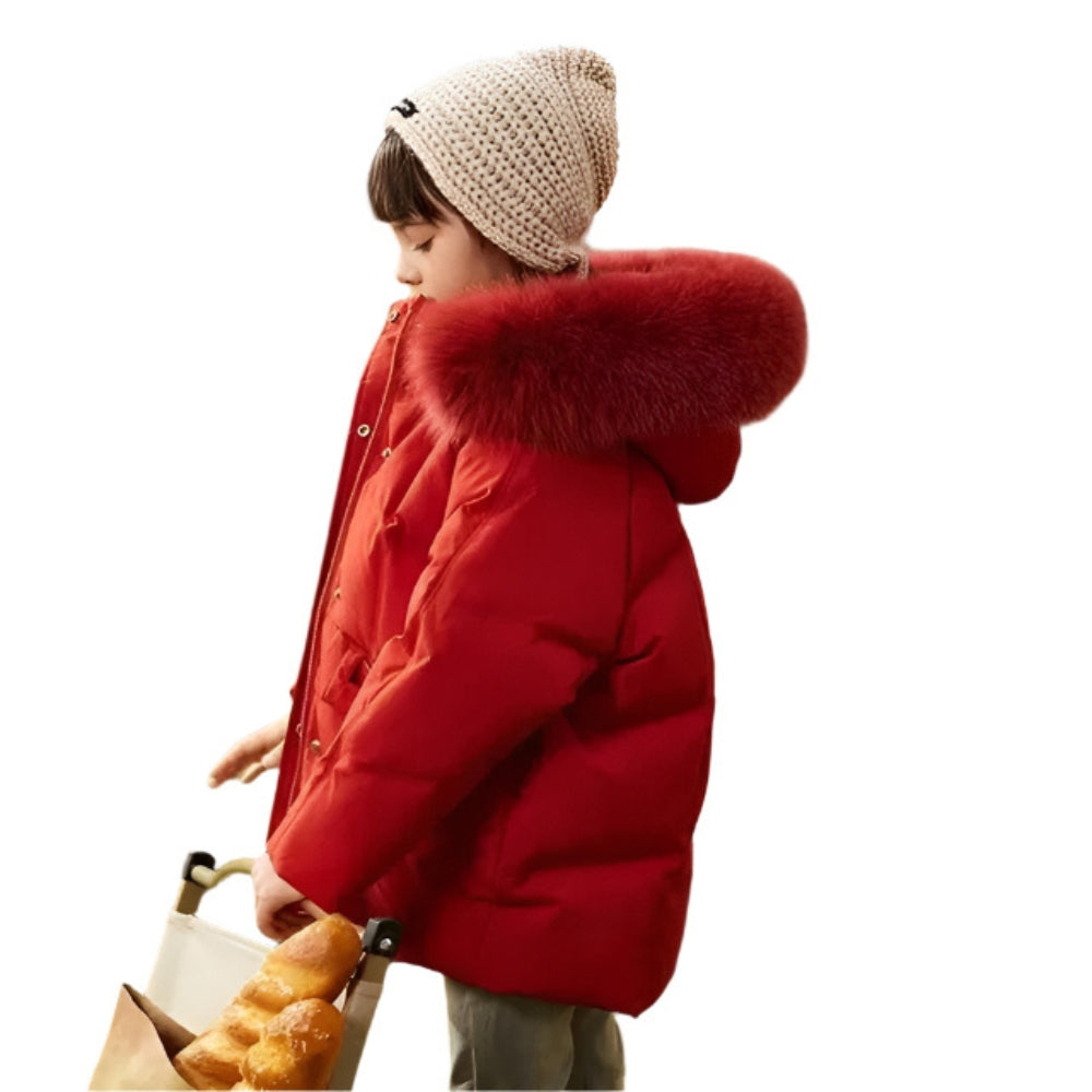Giacca Invernale per Bambini con Piuma – Calda, Leggera e Confortevole