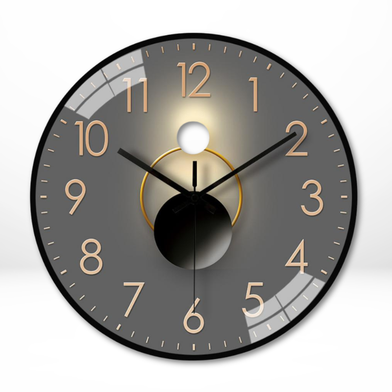 Orologio da Parete Rotondo Luxe – Design Senza Tempo e Silenzioso