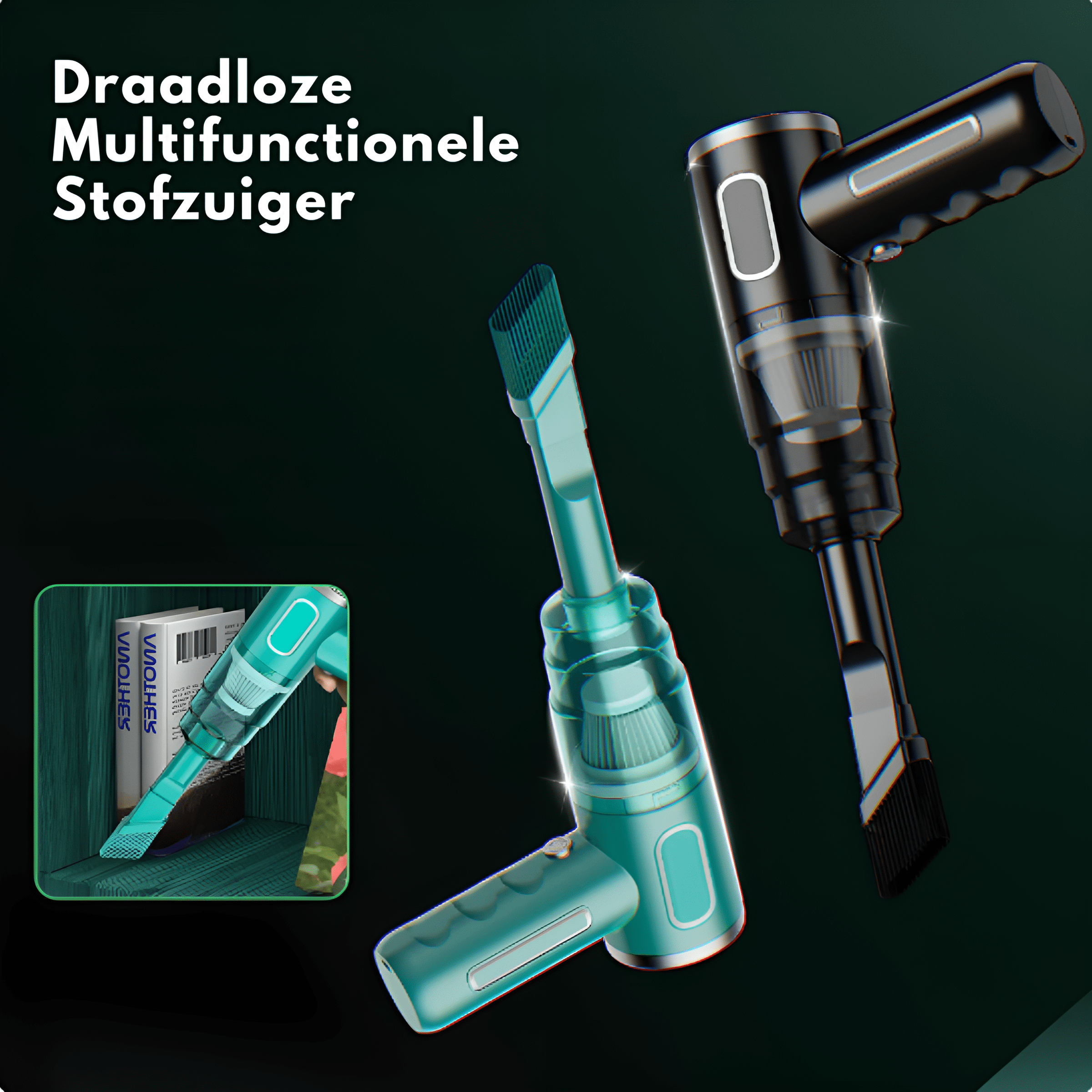 PowerCleaner - Aspirapolvere Auto Senza Fili