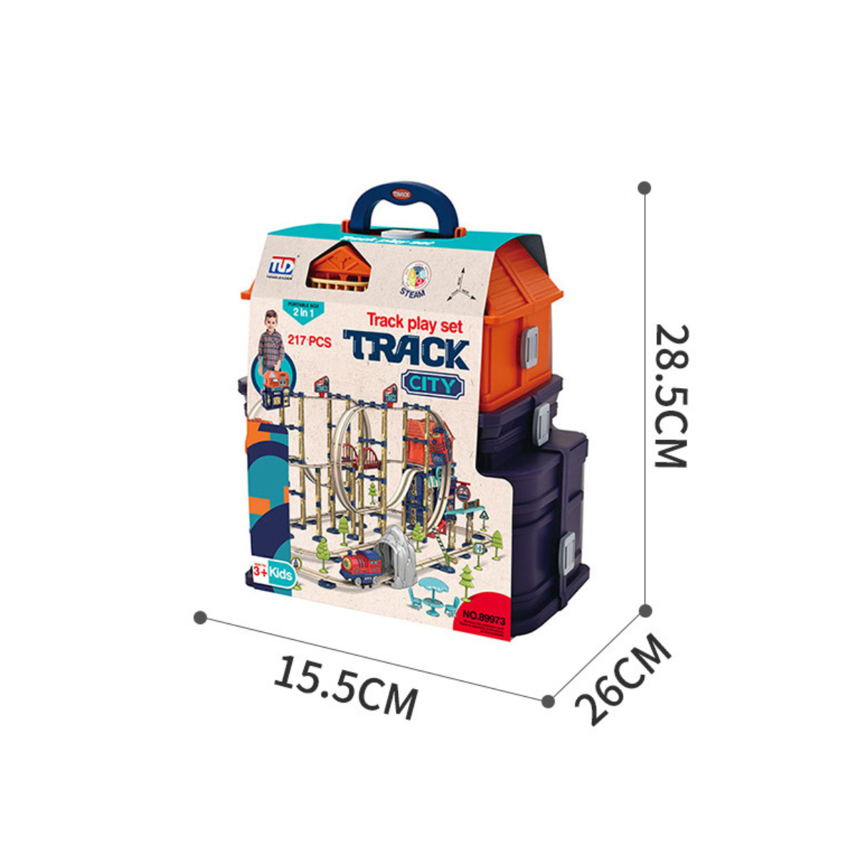 Set di Gioco con Treno Avventuroso – Divertimento Costruttivo Infinito per Bambini