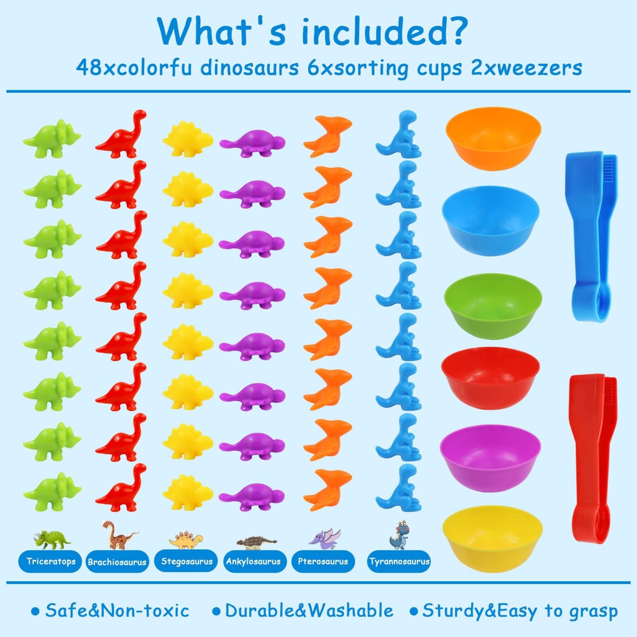 Gioco dei Colori Dino - Educativo e Interattivo