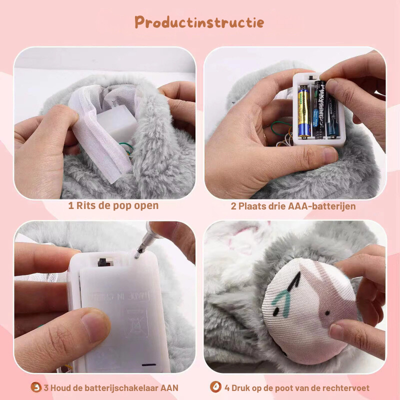 Coniglietto coccoloso e sognante – Per rilassamento e comfort