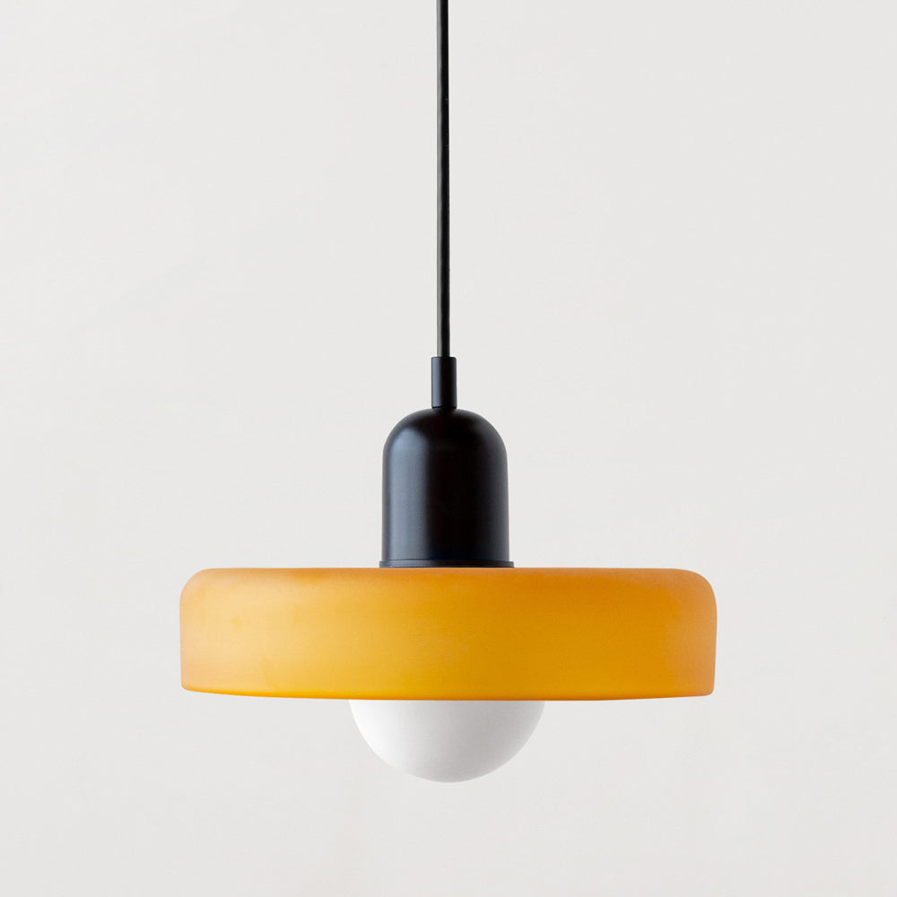 ColorLoop Pendant – Lampada a sospensione artistica in stile Bauhaus con luce calda