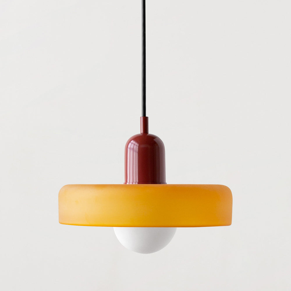 ColorLoop Pendant – Lampada a sospensione artistica in stile Bauhaus con luce calda