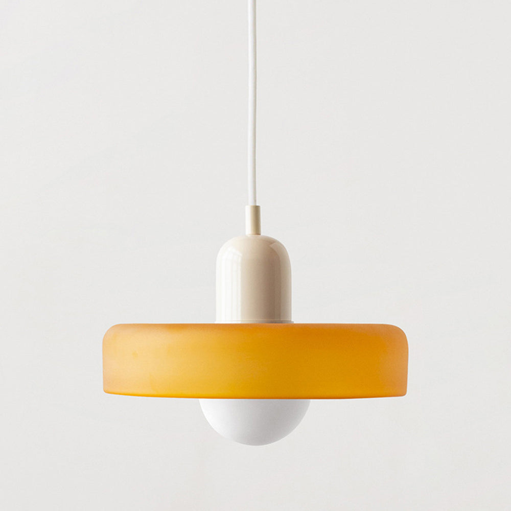 ColorLoop Pendant – Lampada a sospensione artistica in stile Bauhaus con luce calda