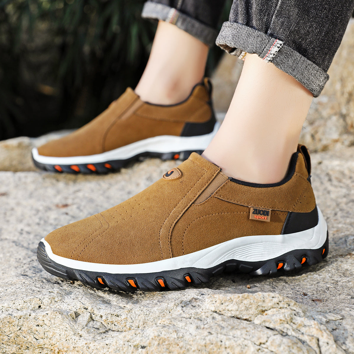 OrthoFlex Suede Scarpe Ortopediche – Comfort Durevole per Uomini