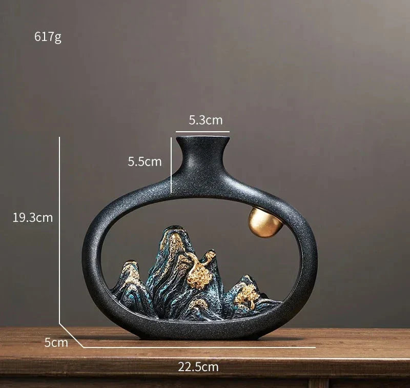 Vasi di Paesaggio Montano Orientale - Artistico ed Esotico