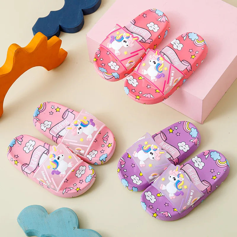 Pantofole a forma di Unicorno per Bambini – Ideali per Casa e Bagno