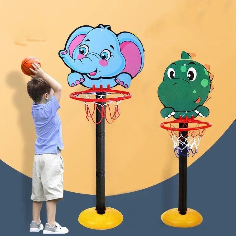 Set di Basket per Giocattoli Dinosaurusi – Giocattolo Divertente e Attivo per Bambini da 1 a 4 Anni