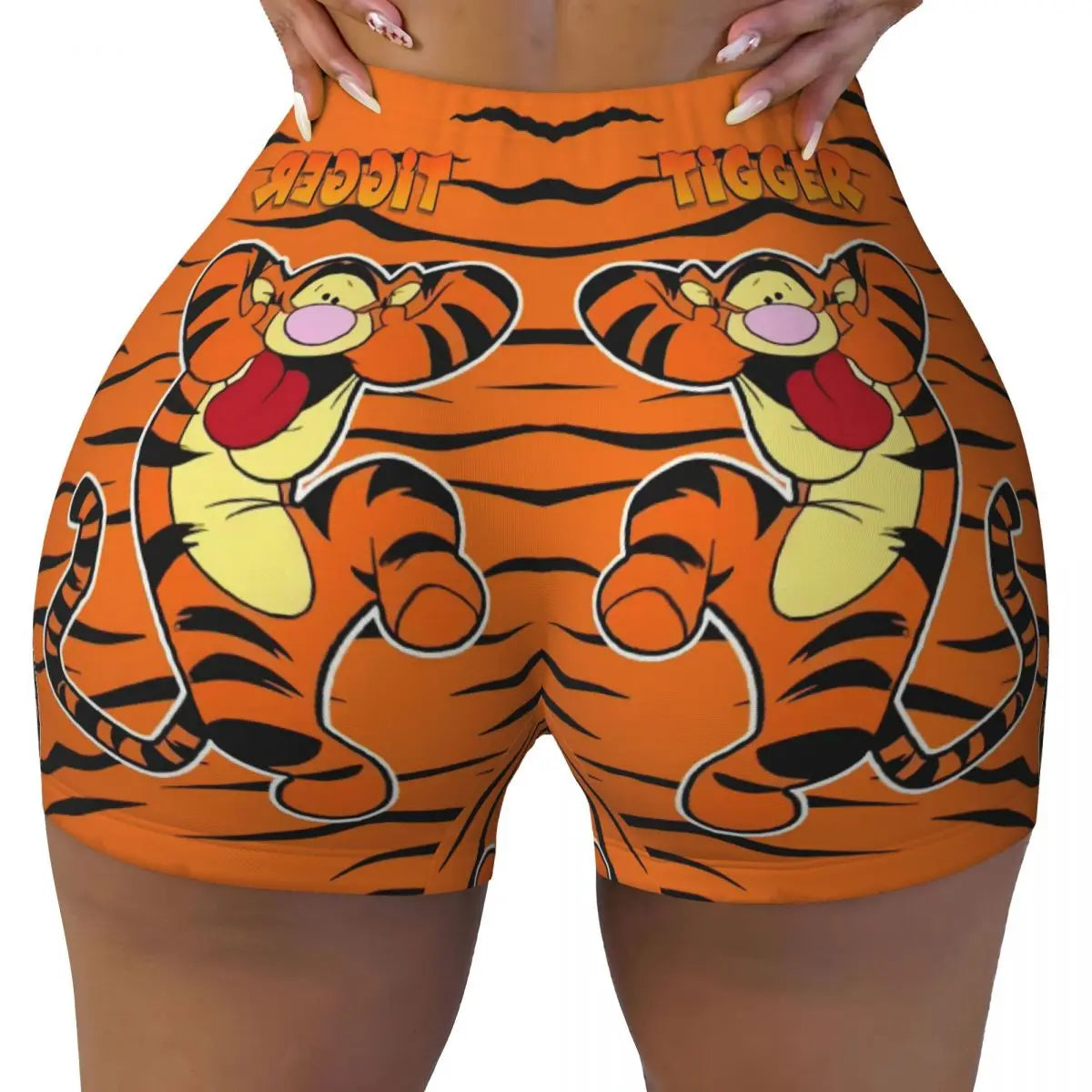 Pantaloni Sportivi e Yoga con Stampa Tigger per Donne – Confortevoli e Stilosi per Giornate Attive