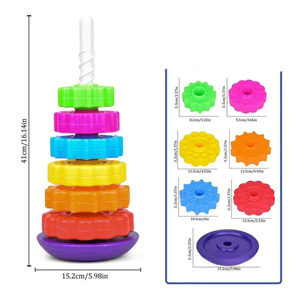 Torre di Gioco Twist & Stapel – Divertimento Educativo per Bambini