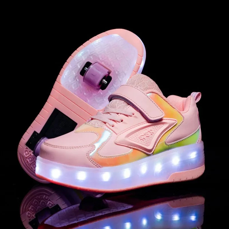 LightRiders - Scarpe LED con Ruote per Bambini