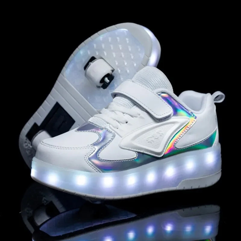 LightRiders - Scarpe LED con Ruote per Bambini