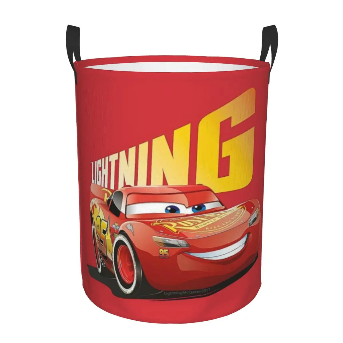 Cesto per il Lavaggio Cars Lightning McQueen – Cesto Ampio e Pieghevole per Vestiti