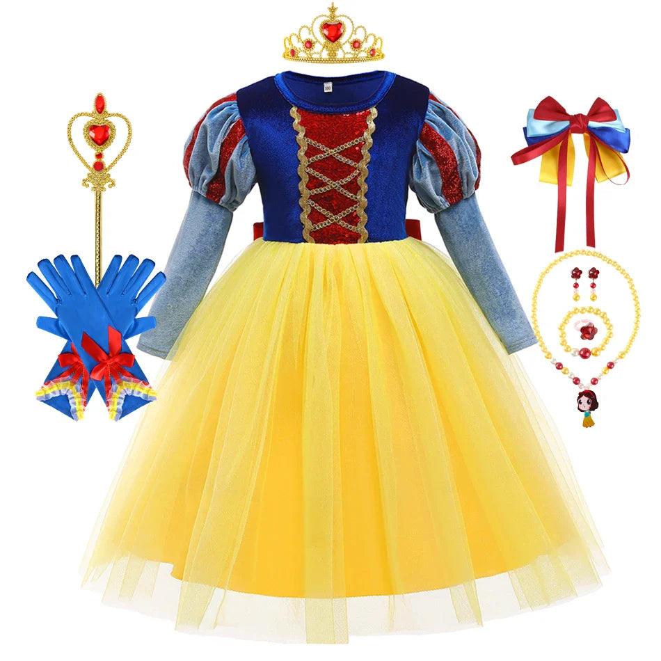 Abito da Principessa Incantevole Sophia per Bambini - Costume Magico per Feste