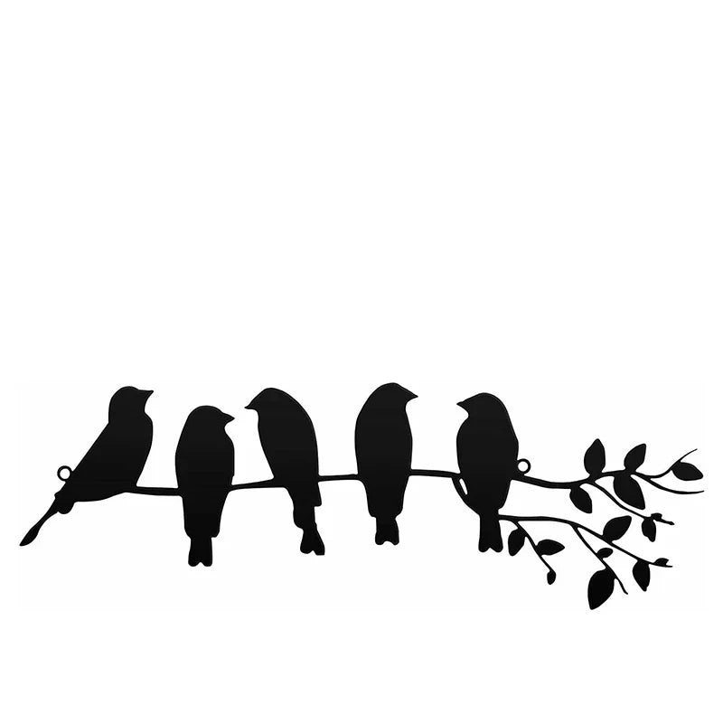 Decorazione da Parete Birdsong – Uccelli Seduti Atmosferici