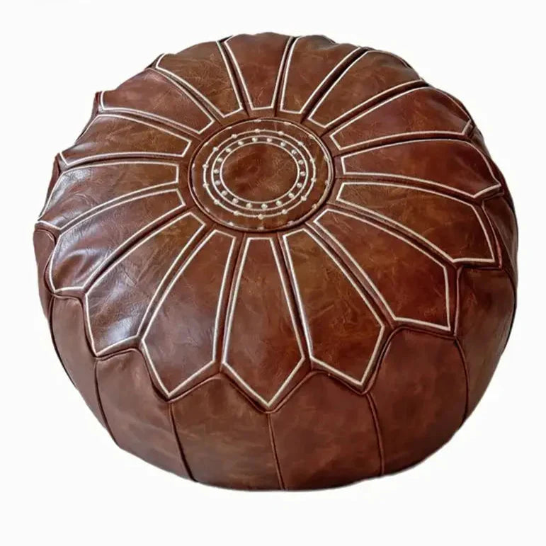 Pouf in Pelle Lussuosa – Comfort e Design